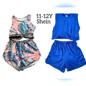 🔥TWO🔥 11-12Y Adorable SHEIN outfits in EEUC